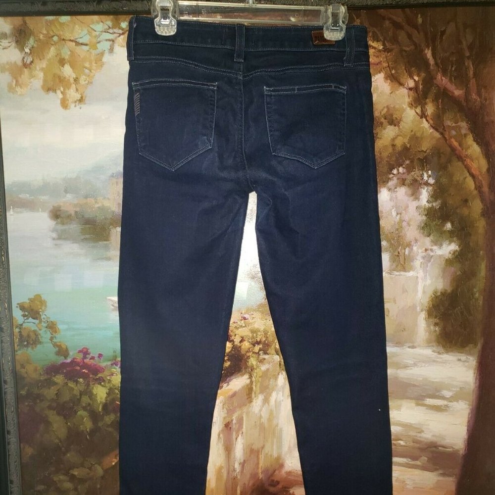 Paige skinny jeans Sz 27 SKYLINE ANKLE PEG Dark wash Skinny fit pants - Picture 2 of 7